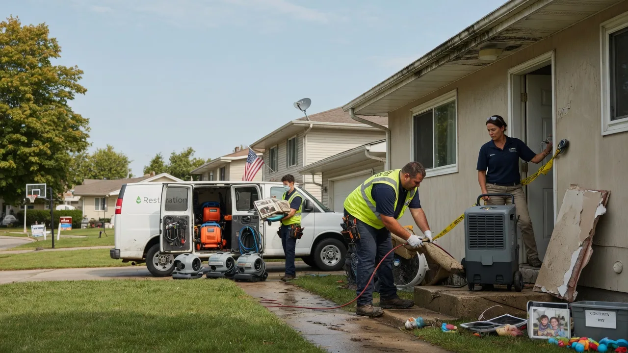 Water Damage Restoration in Red Oak, VA near me